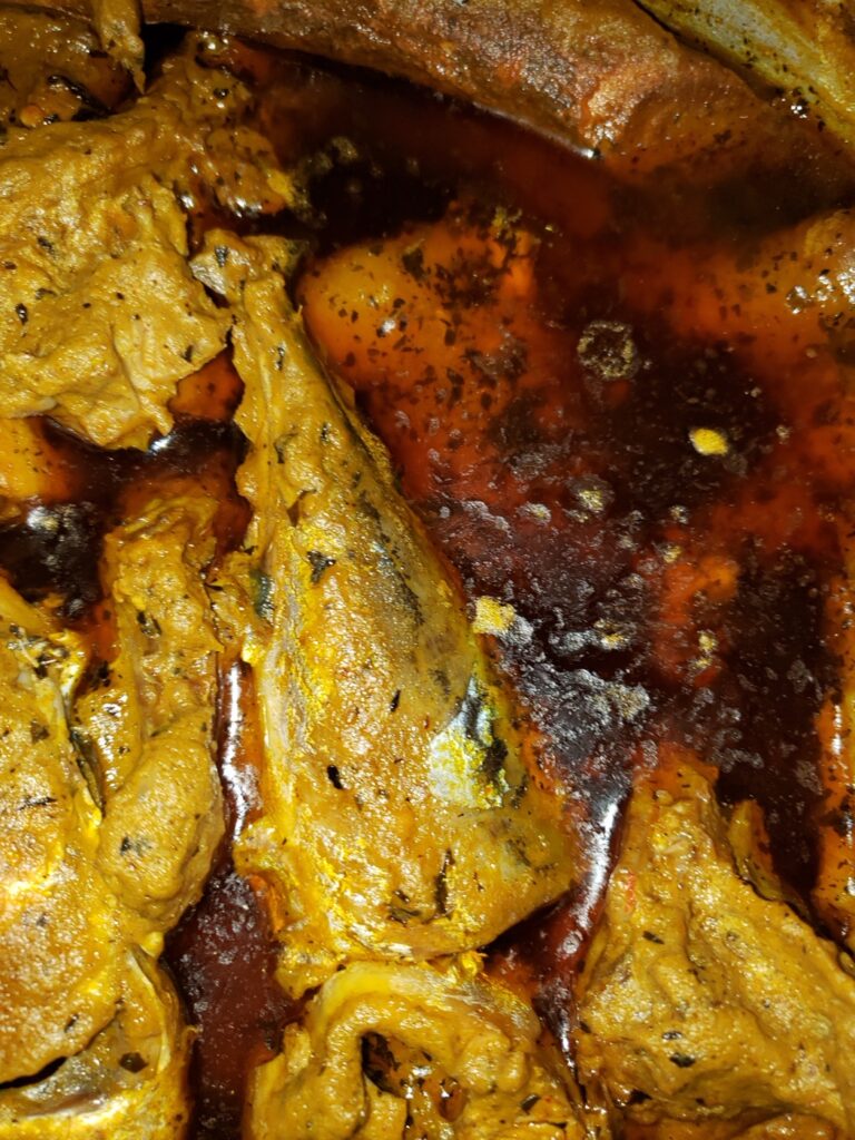A bowl of Nigerian banga soup